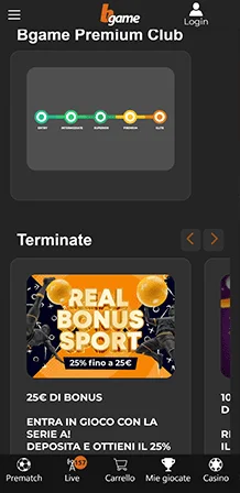 bgame altre offerte bonus