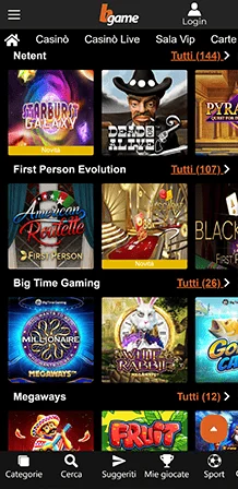 bgame regolamentato