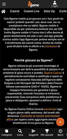 bgame tempi di prelievo
